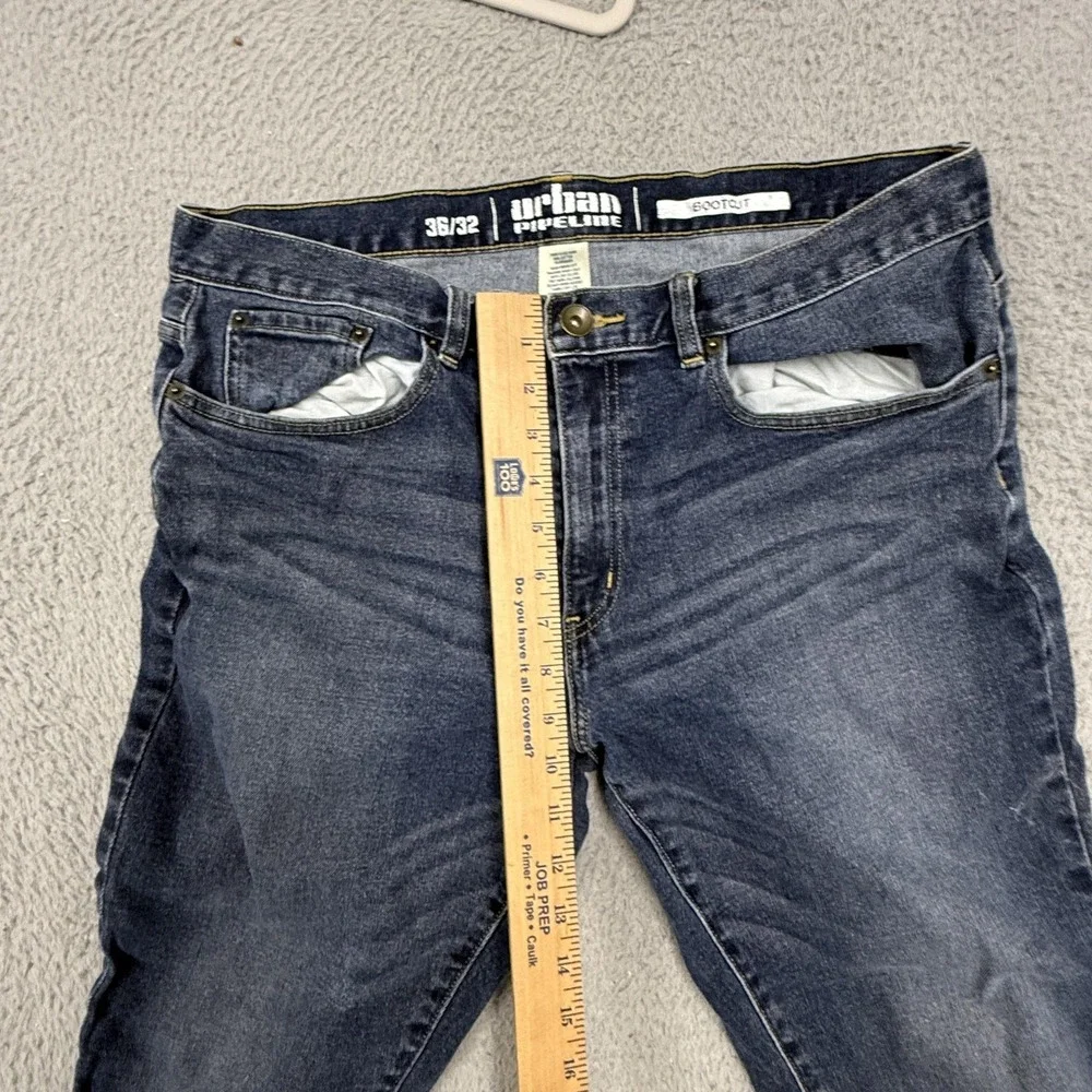 Urban Pipeline‎ Jeans Mens 36x32 Blue Medium Wash Bootcut Stretch Denim Casual